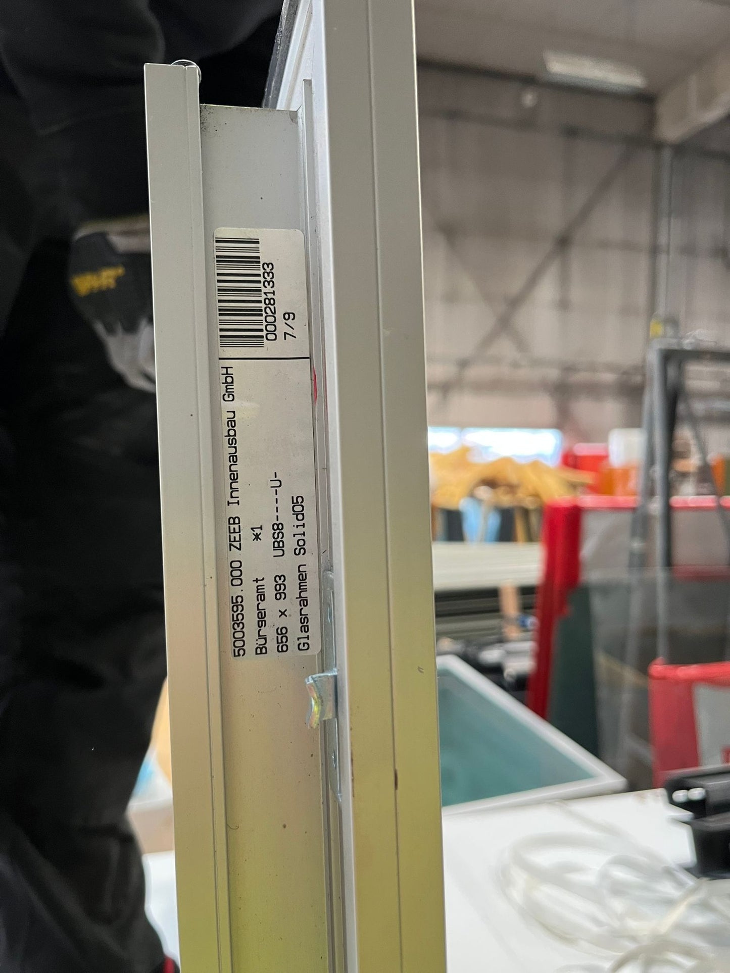 Oberlicht Verglasung Drumsysteme Silber eloxiert inkl. Halterung / geeignet für Trockenbauwände