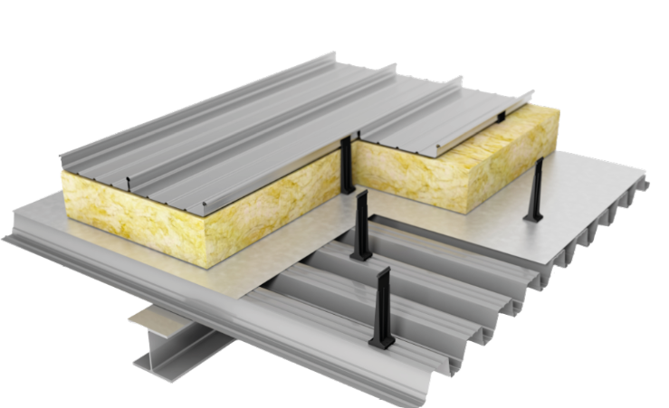 Kalzip Aluminium-Stehfalzdach System inkl. MF-Dämmung – ca. 2000 m²