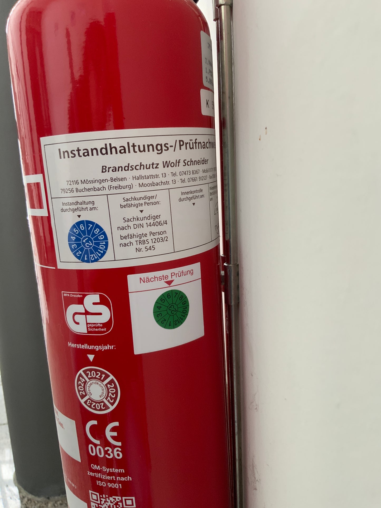 Feuerlöscher Heimlich 260x510x115
