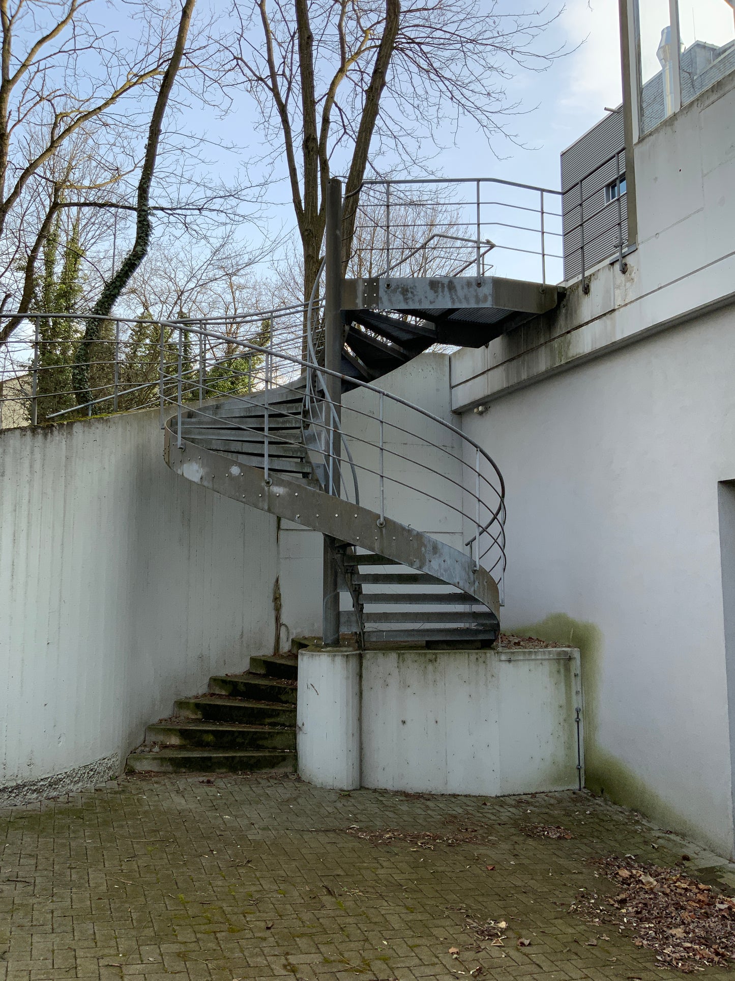 Gitterrosttreppe, Spindeltreppe 3360x4620x4230