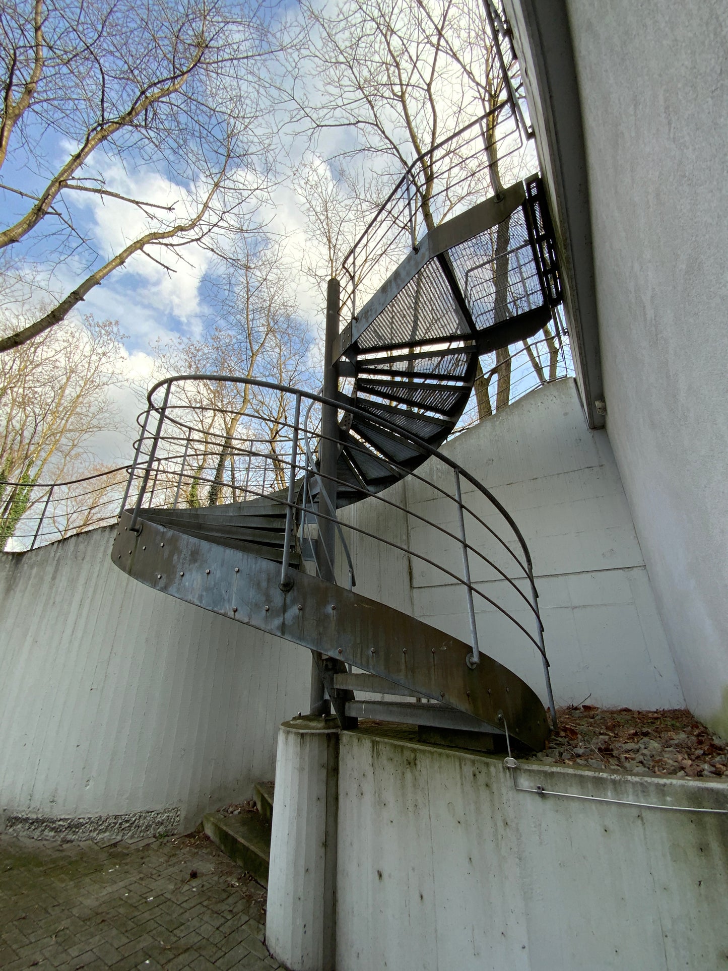 Gitterrosttreppe, Spindeltreppe 3360x4620x4230