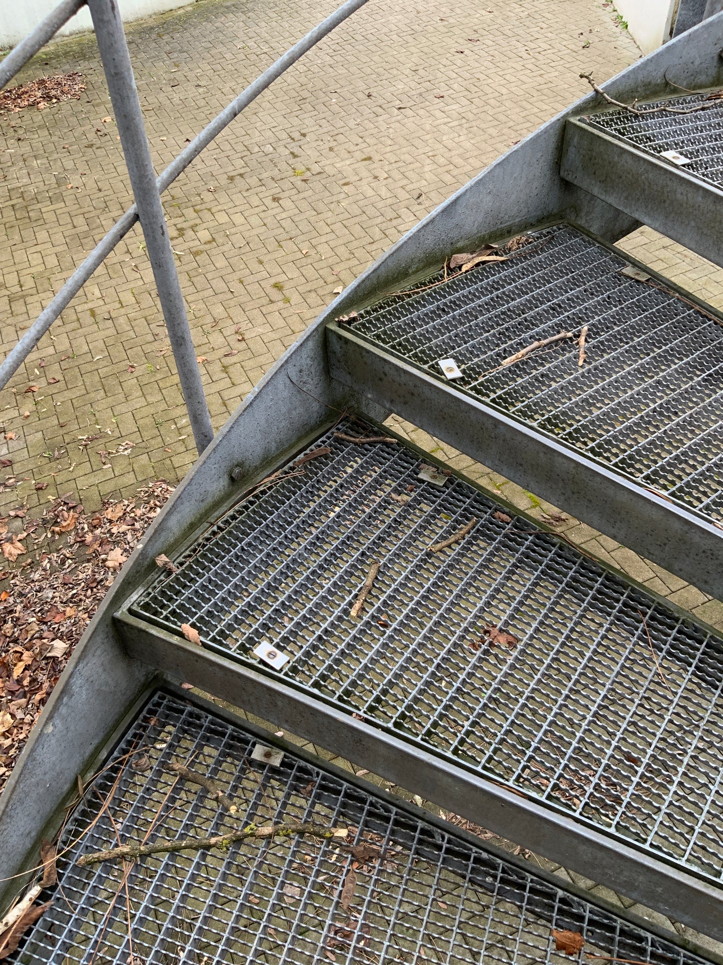 Gitterrosttreppe, Spindeltreppe 3360x4620x4230