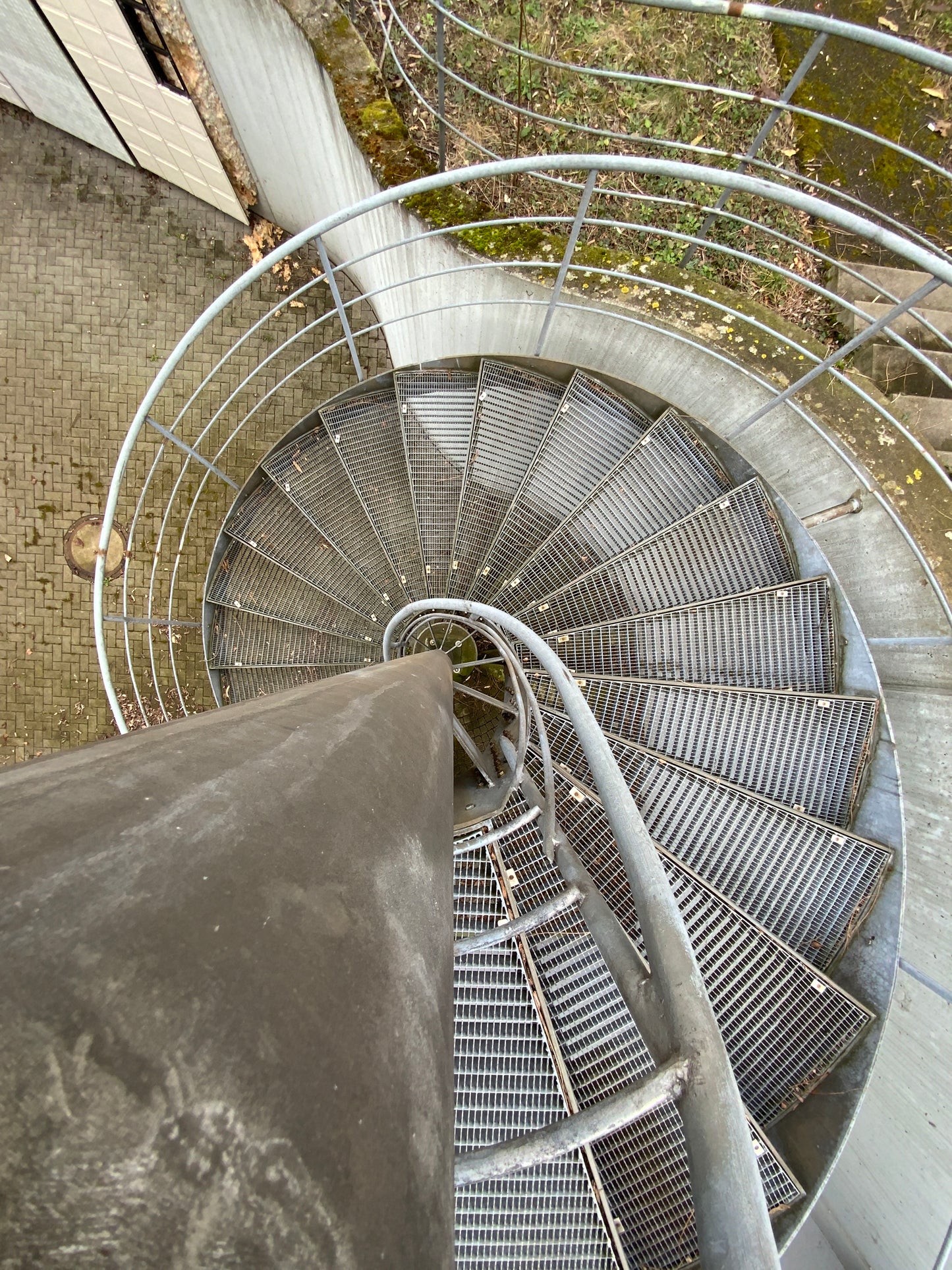 Gitterrosttreppe, Spindeltreppe 3360x4620x4230