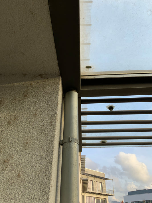 Stahl / Glas Vordach 5920x5410x5000