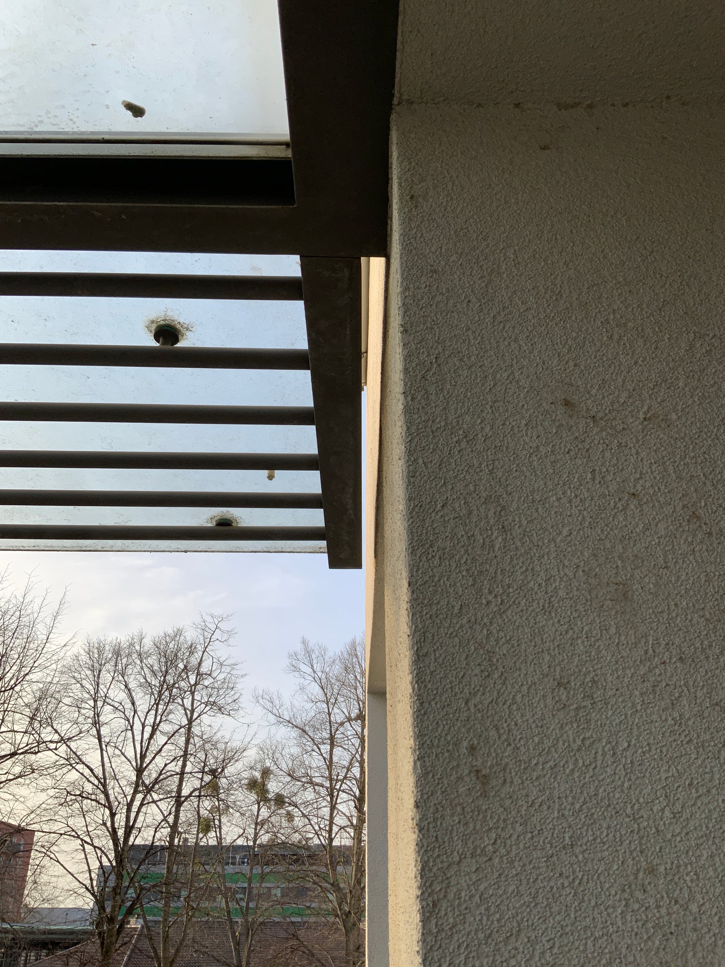 Stahl / Glas Vordach 5920x5410x5000