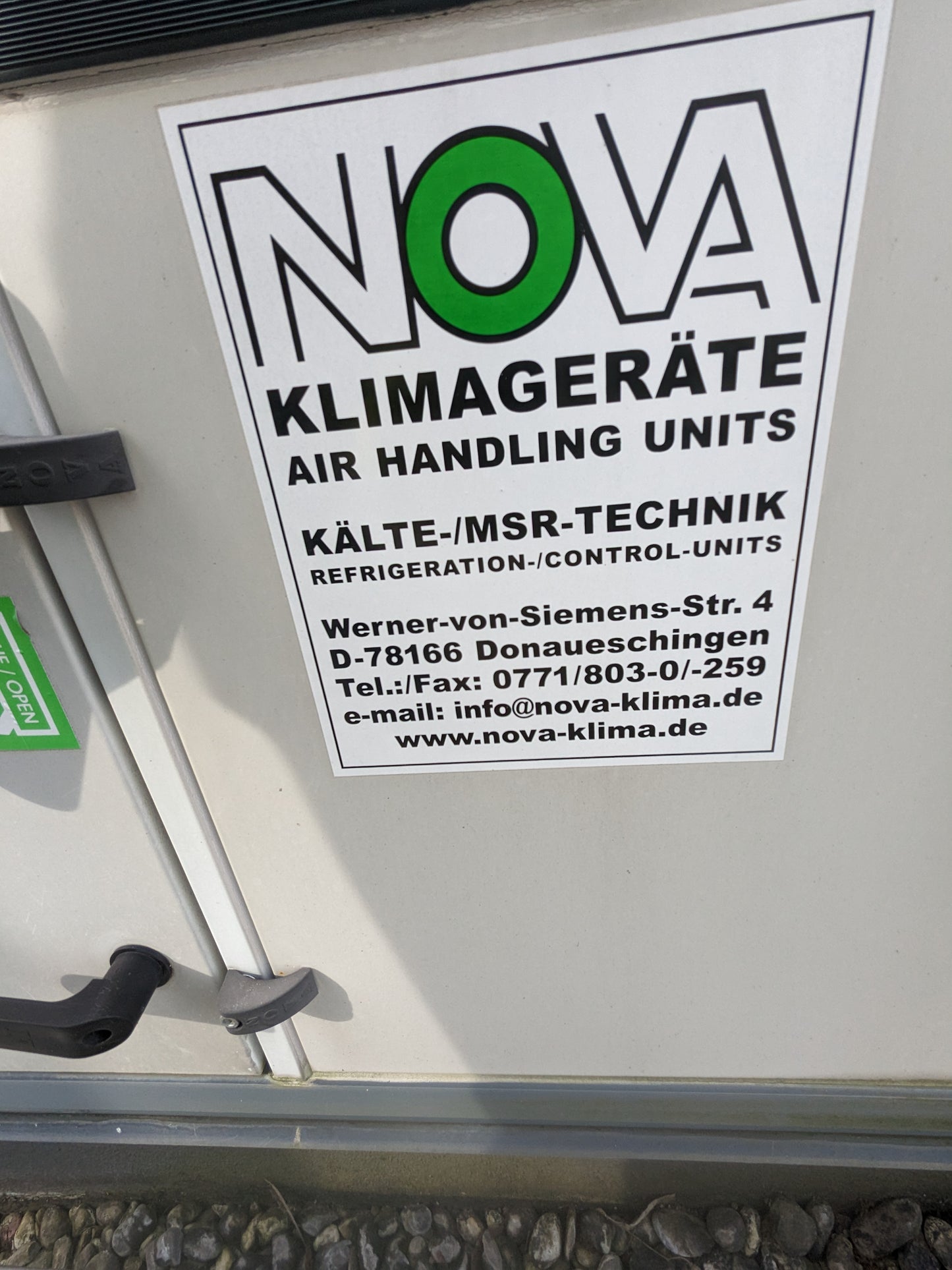 Klimaanlage Nova WK5/7-3/K3/S 880x1100x2850