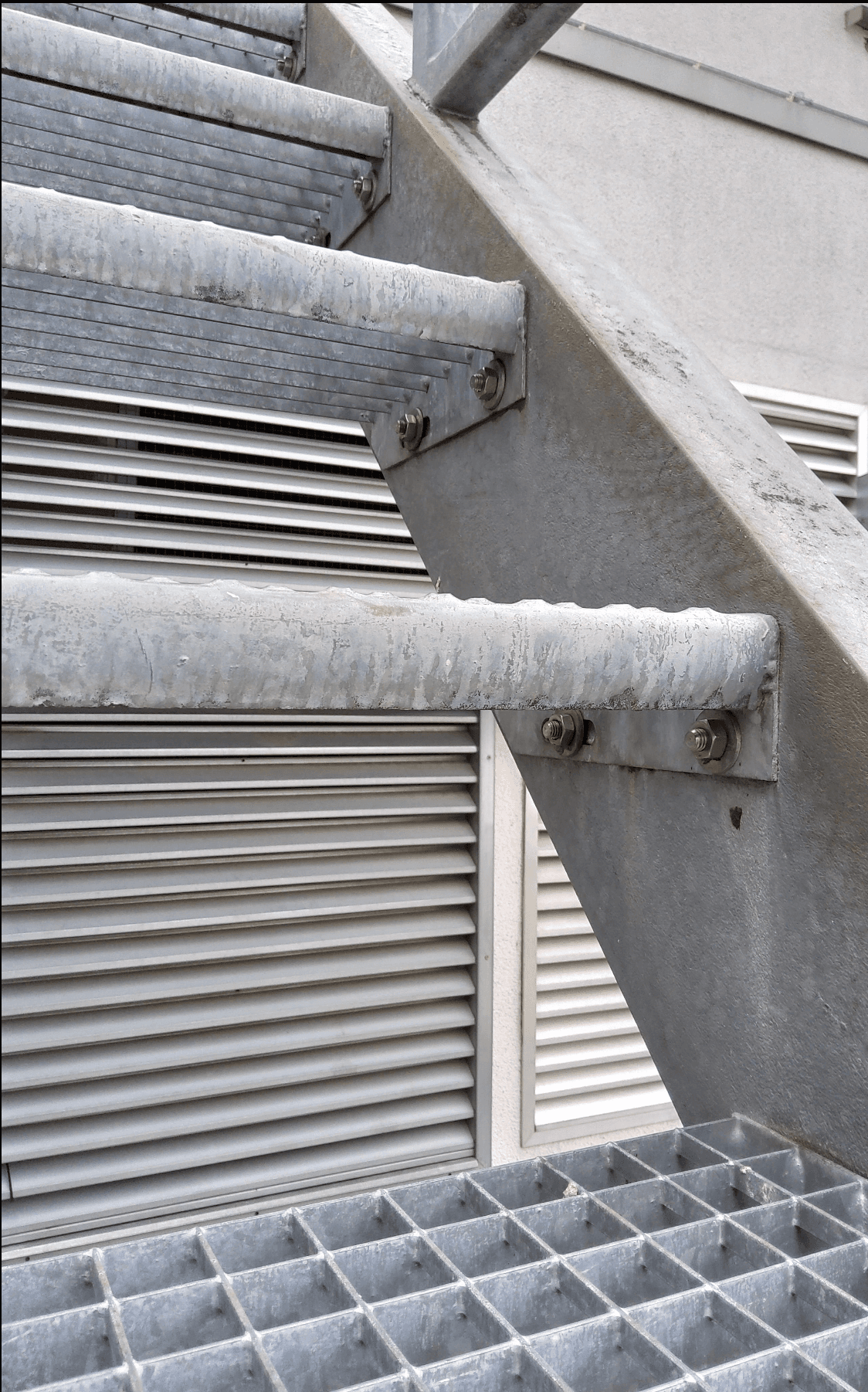 Gitterrosttreppe - Stahl 1160x3655x4750 - Edelstahl - Vorschaubild 6