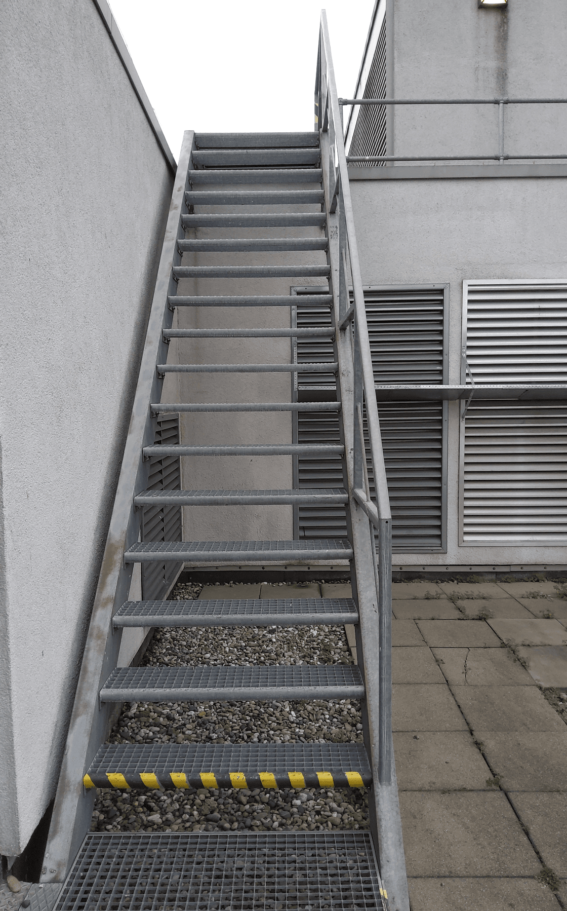 Gitterrosttreppe - Stahl 1160x3655x4750 - Edelstahl - Vorschaubild 8