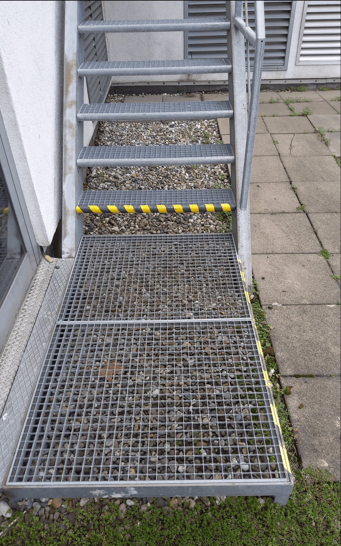 Gitterrosttreppe - Stahl 1160x3655x4750 - Edelstahl - Vorschaubild 9
