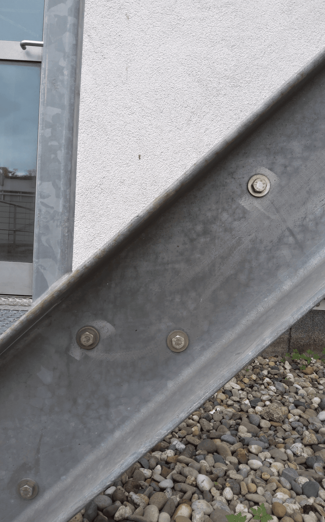 Gitterrosttreppe - Stahl 1160x3655x4750 - Edelstahl - Vorschaubild 4