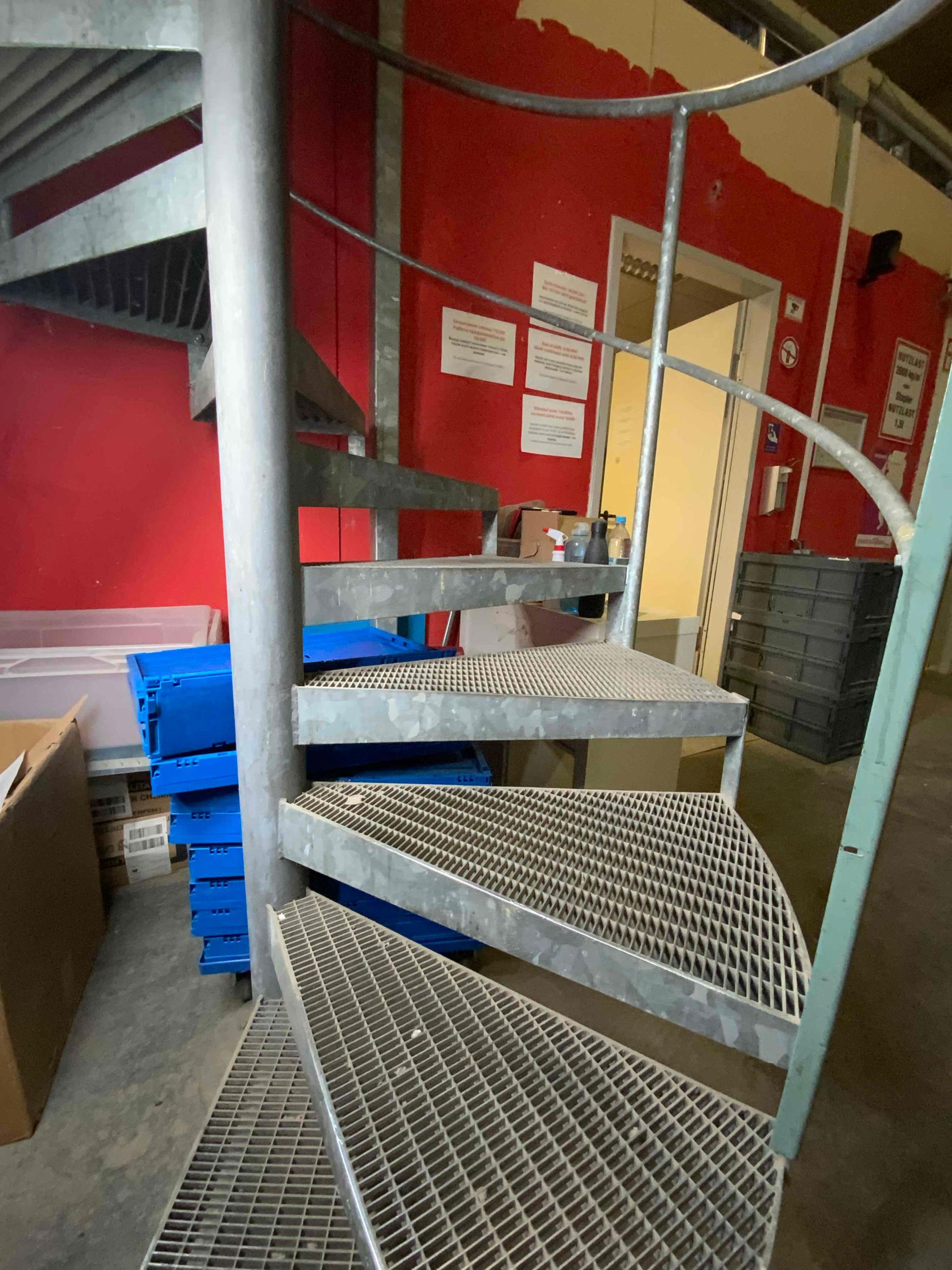 Wendeltreppe Gitterrost - Stahl verzinkt - Vorschaubild 3