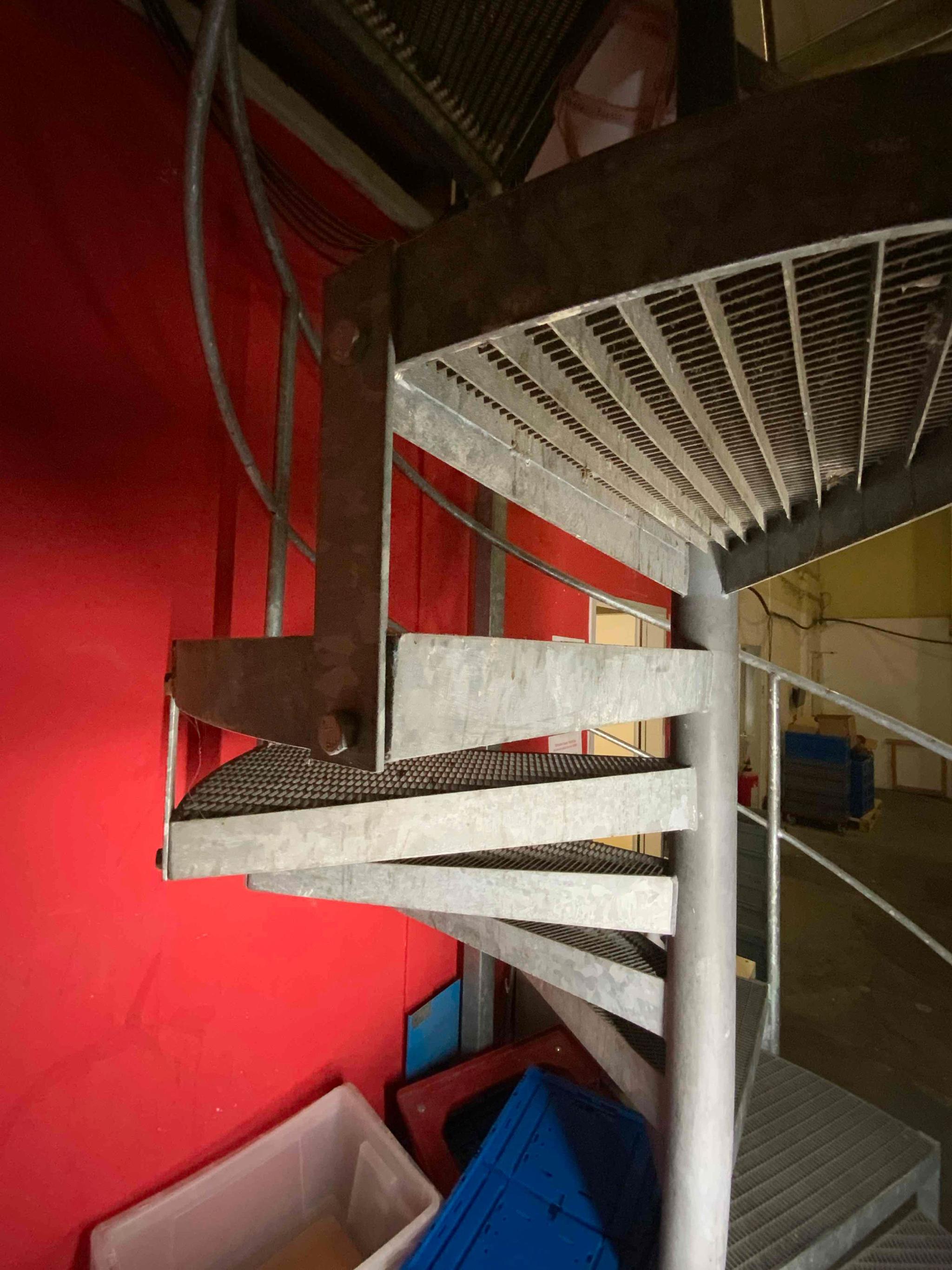 Wendeltreppe Gitterrost - Stahl verzinkt - Vorschaubild 4