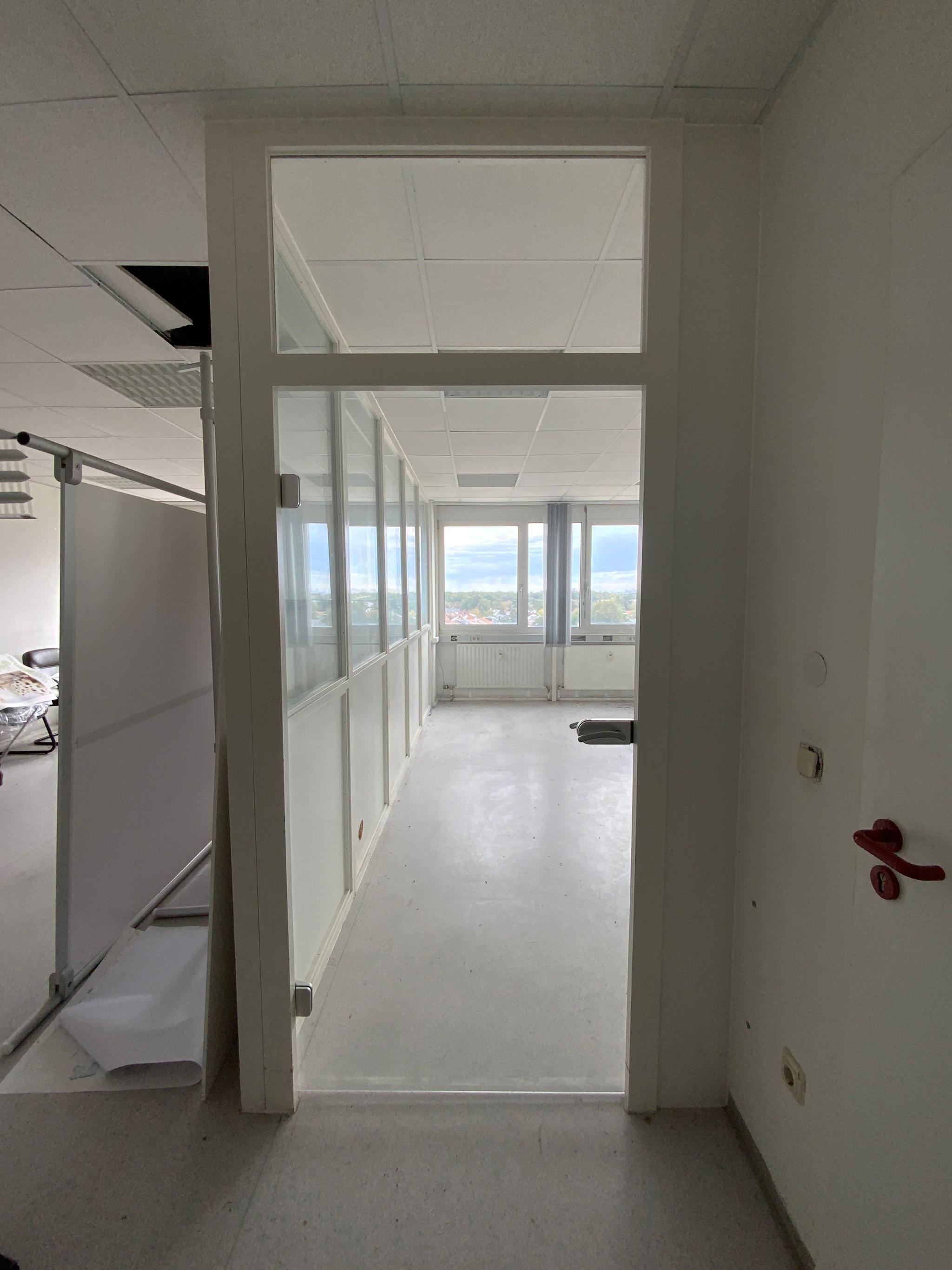 Innentür mit Oberlicht DIN R - Glas 110x261 cm - Bild 1