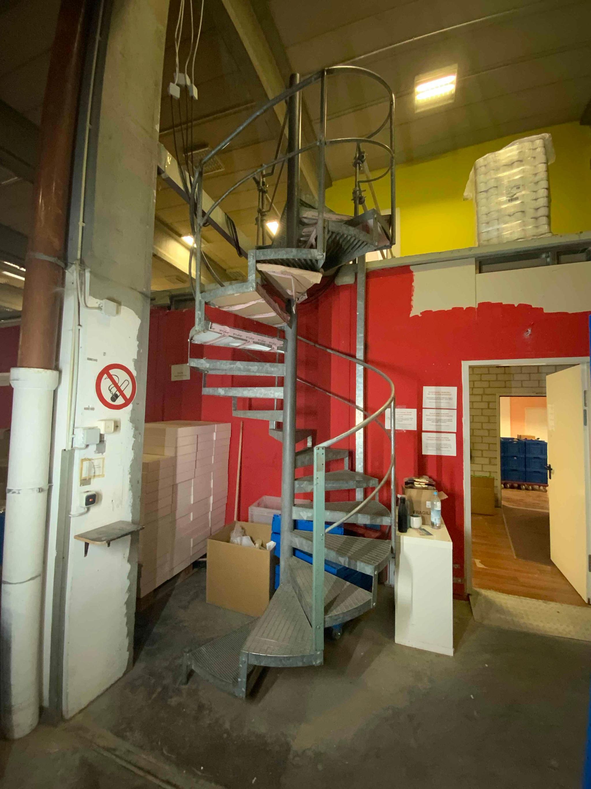 Wendeltreppe Gitterrost - Stahl verzinkt - Bild 1