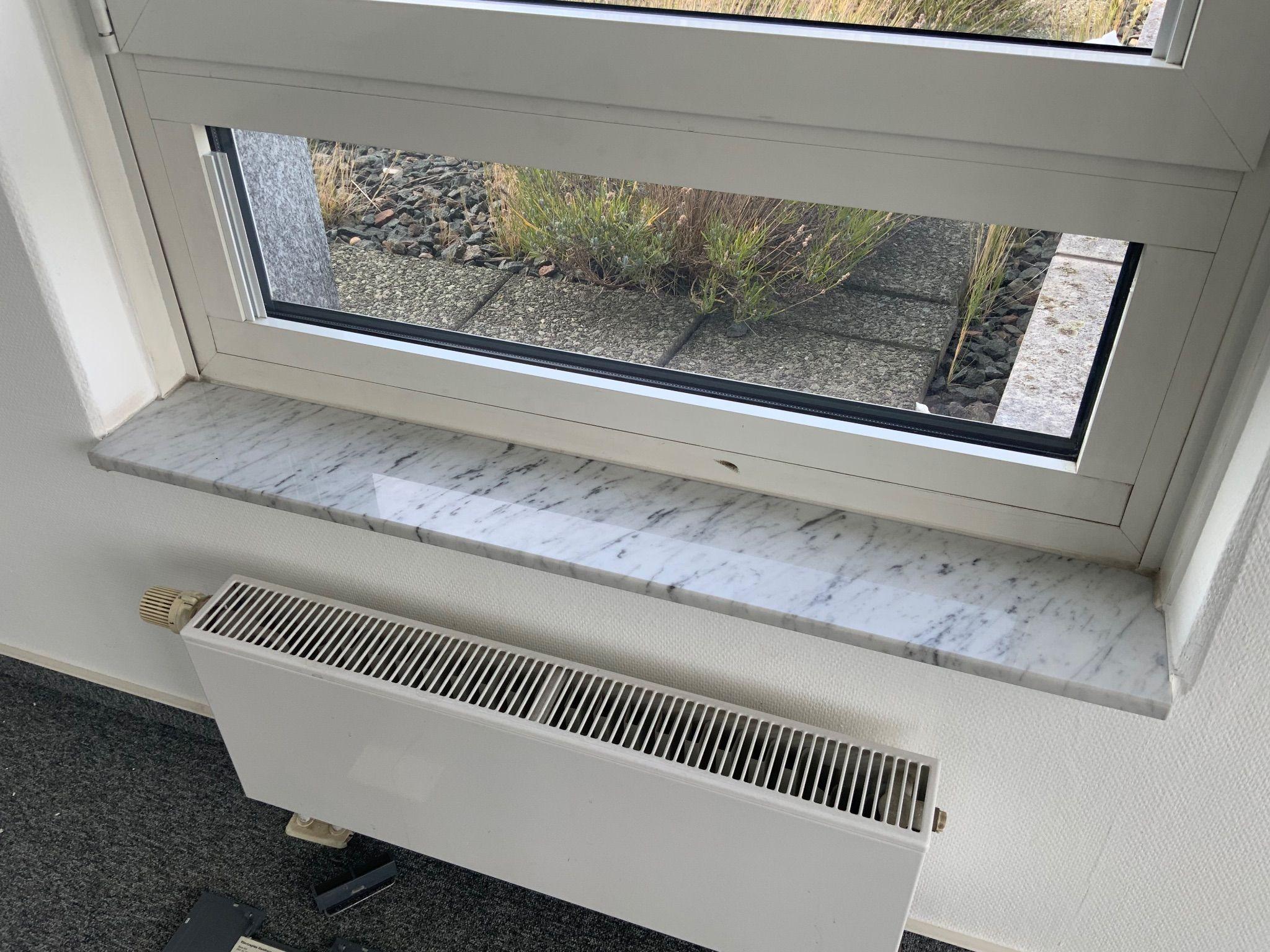 Fensterbänke – Marmor Bianco Carrara – 115 × 20 cm - Bild 1