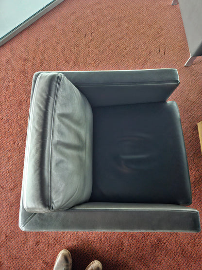 Original Leder Sessel Walter Knoll