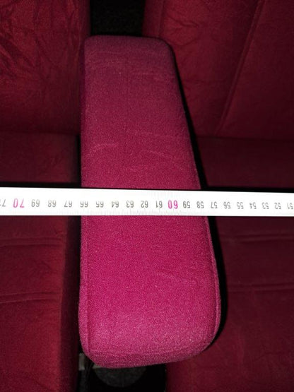 Kinosessel, Theaterstuhl, Loungesitz rot