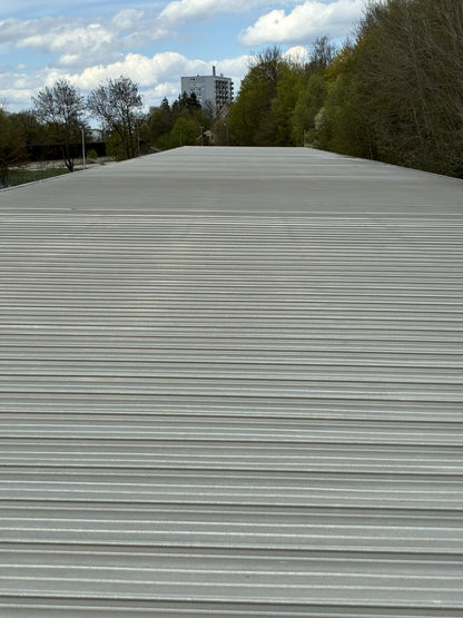Kalzip Aluminium-Stehfalzdach System inkl. MF-Dämmung – ca. 2000 m²