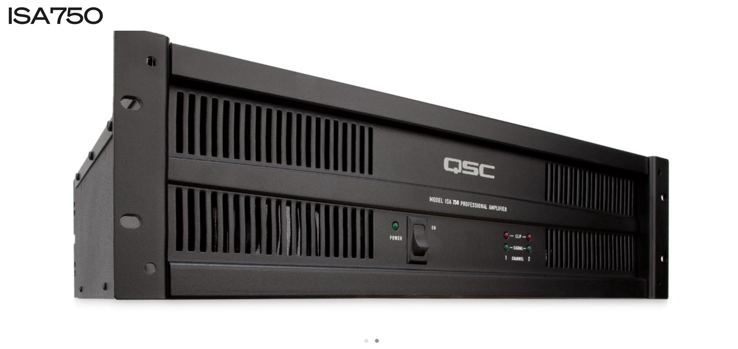 Audio Leistungsverstärker - QSC ISA 750 Professional Amplifier