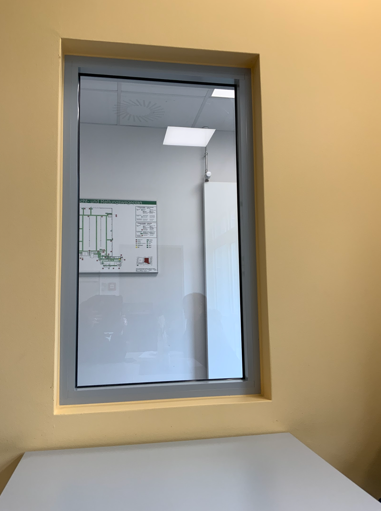 Festverglasung 1-fach Verglasung - Alu 71x126x6 cm