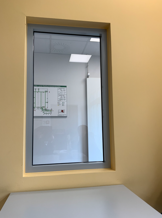 Festverglasung 1-fach Verglasung - Alu 71x126x6 cm