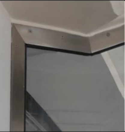 Pfostenlose Ganzglas-Trennwand Typ 5 (inkl. System-Türen) – ReUse