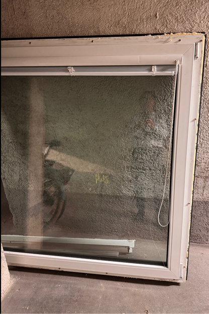 BAVARIA-Premium Kunststofffenster, WIN-70, Alu-Optik, 1450 x 1500 mm