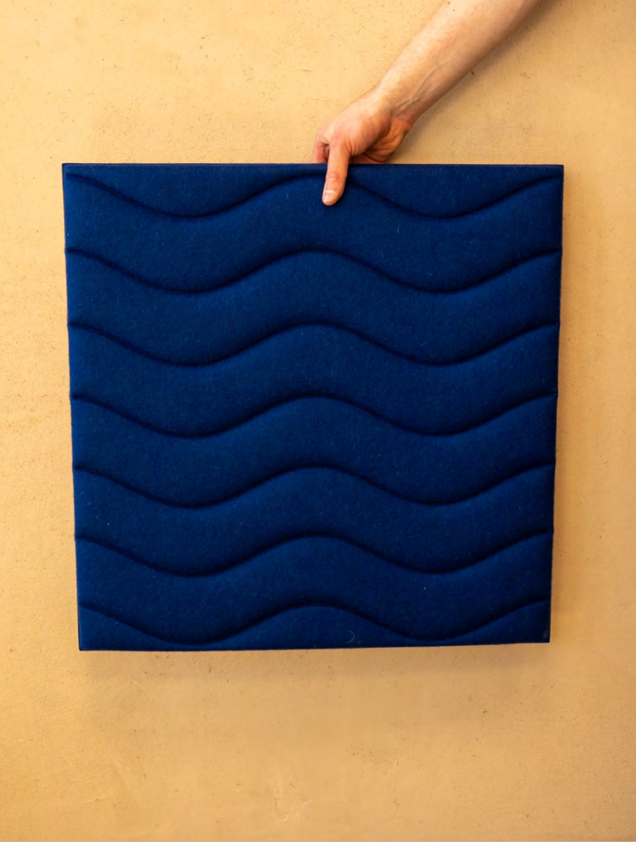 Akustikpaneel silentec colorPAD Modell: waves (magnetische Befestigung)