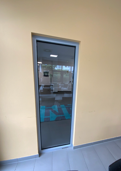Brandschutz Festverglasung F30 1-fach Verglasung - Alu 71x211x7 cm