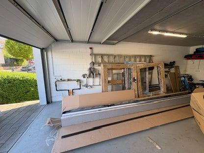 Fensteranlage – 5.000 mm Breite x 1.395 mm Höhe ESG4, U-Wert = 0,7 W/m²K (Neu)