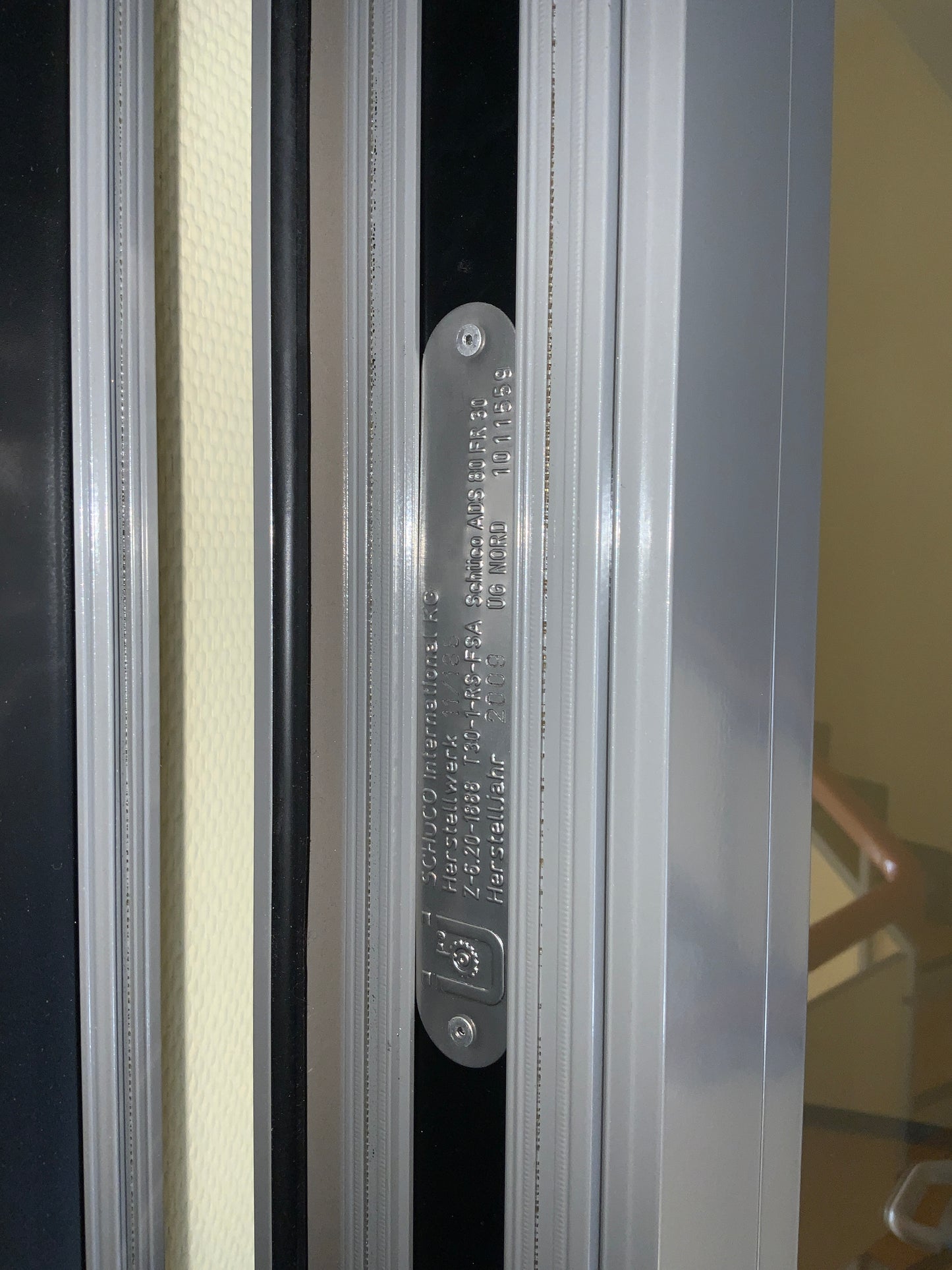 Schüco T30-1-RS-FSA Brandschutztür 1050 x 2100 mm | einflügelig (DB: 900 mm)