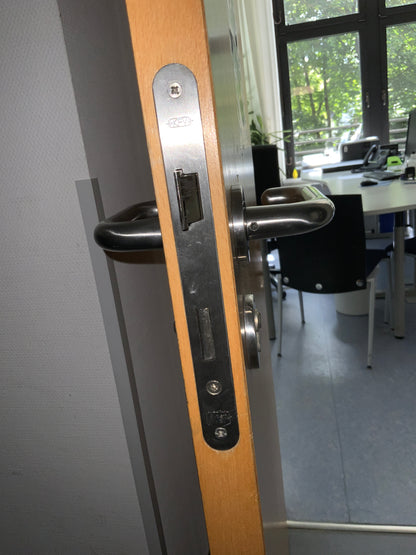 Tür mit Oberlicht und Umfassungszarge H272.5 B 89.5