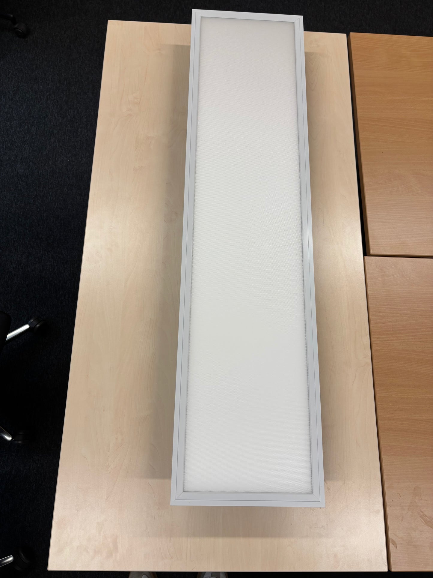 Pendelleuchte, Lenneper, DKL Edge Flat Panel, LED, 1195 x 295 x 10