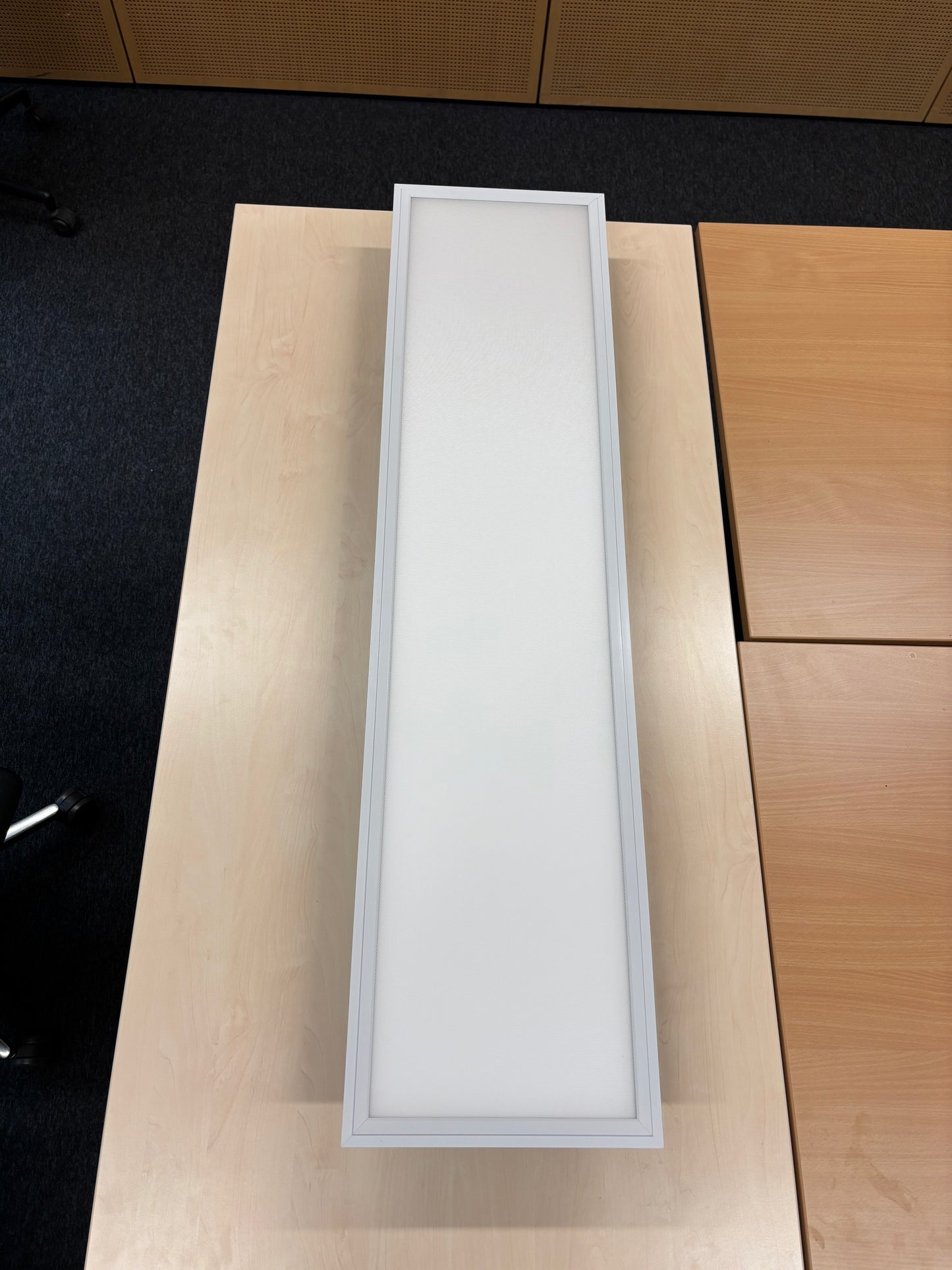 Pendelleuchte, Lenneper, DKL Edge Flat Panel, LED, 1195 x 295 x 10