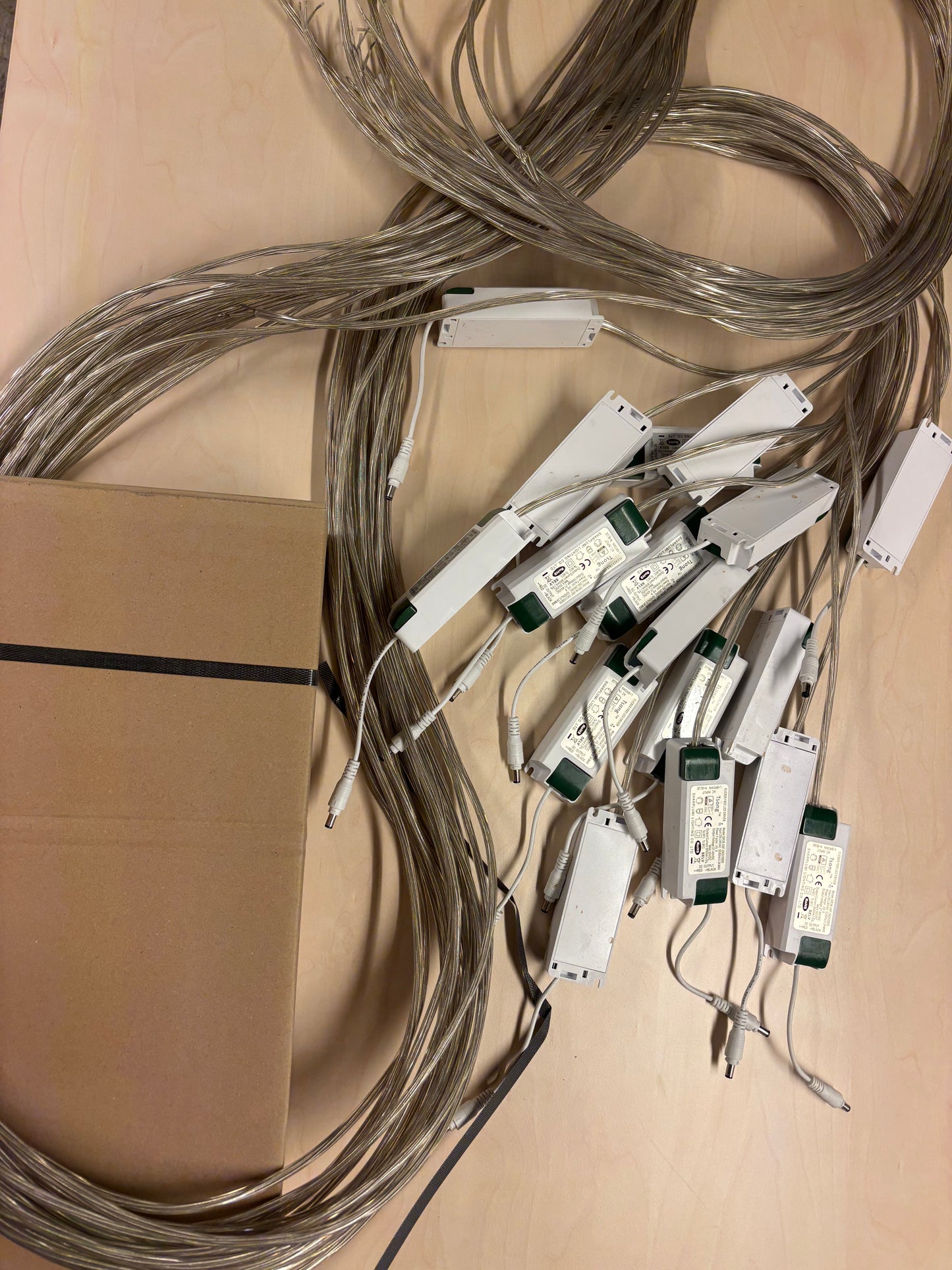 Pendelleuchte, Lenneper, DKL Edge Flat Panel, LED, 1195 x 295 x 10