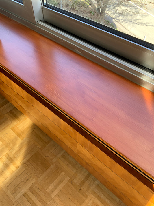 Fensterbank - innen - Holzwerkstoff - B 185-264cm H 3.8cm T 37cm
