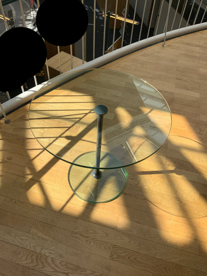 Beistelltisch - Glasfuß - Ø60 H55 cm