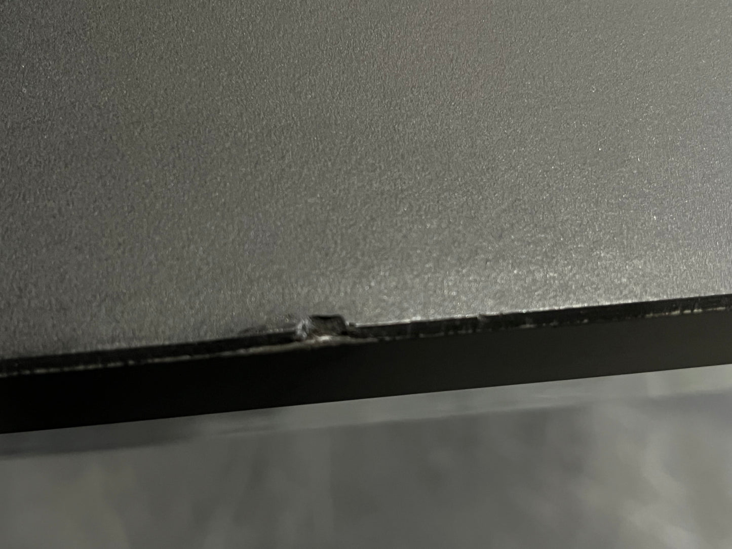 USM Haller Tisch, Linoleum, schwarz, 2000 x 1000 x 740