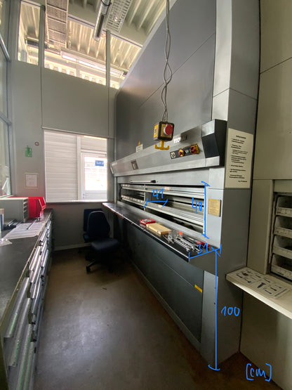 Mengele Paternoster Werkzeugschrank - Metall 2950x3430x1180mm