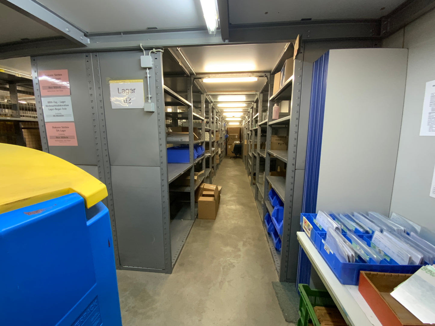 SSI SCHÄFER R4000 - mehrgeschossige Regaleinrichtung - Metall 25.5x2.17x8m