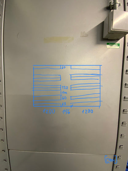 SSI SCHÄFER R4000 - mehrgeschossige Regaleinrichtung - Metall 25.5x2.17x8m