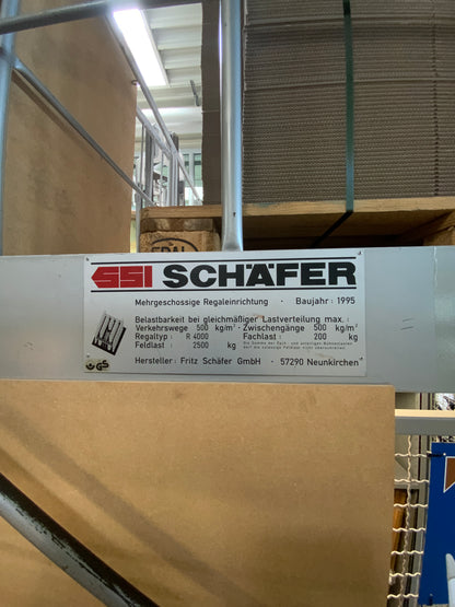 SSI SCHÄFER R4000 - mehrgeschossige Regaleinrichtung - Metall 25.5x2.17x8m