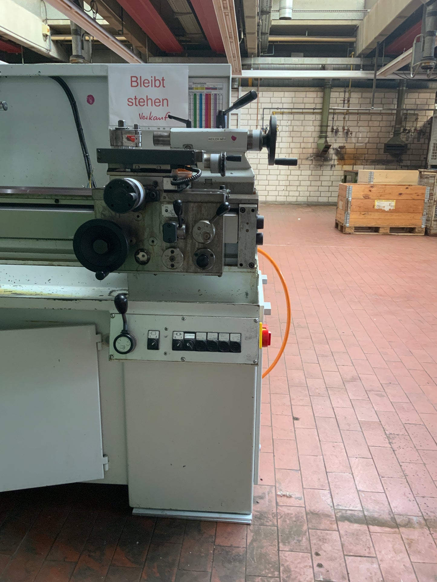 Weiler Praktikant 160 B - Leit- und Zugspindeldrehmaschine