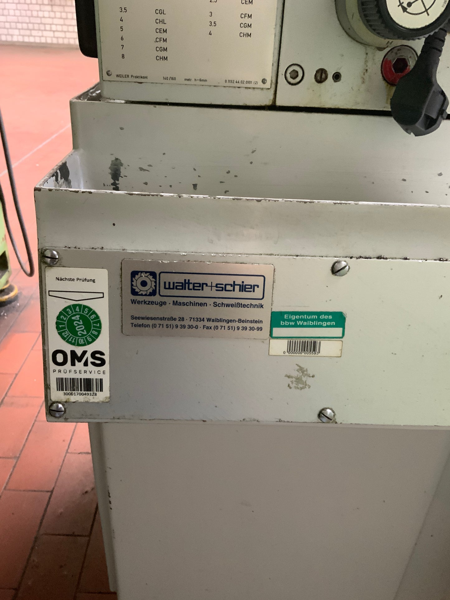 Weiler Praktikant 160 B - Leit- und Zugspindeldrehmaschine