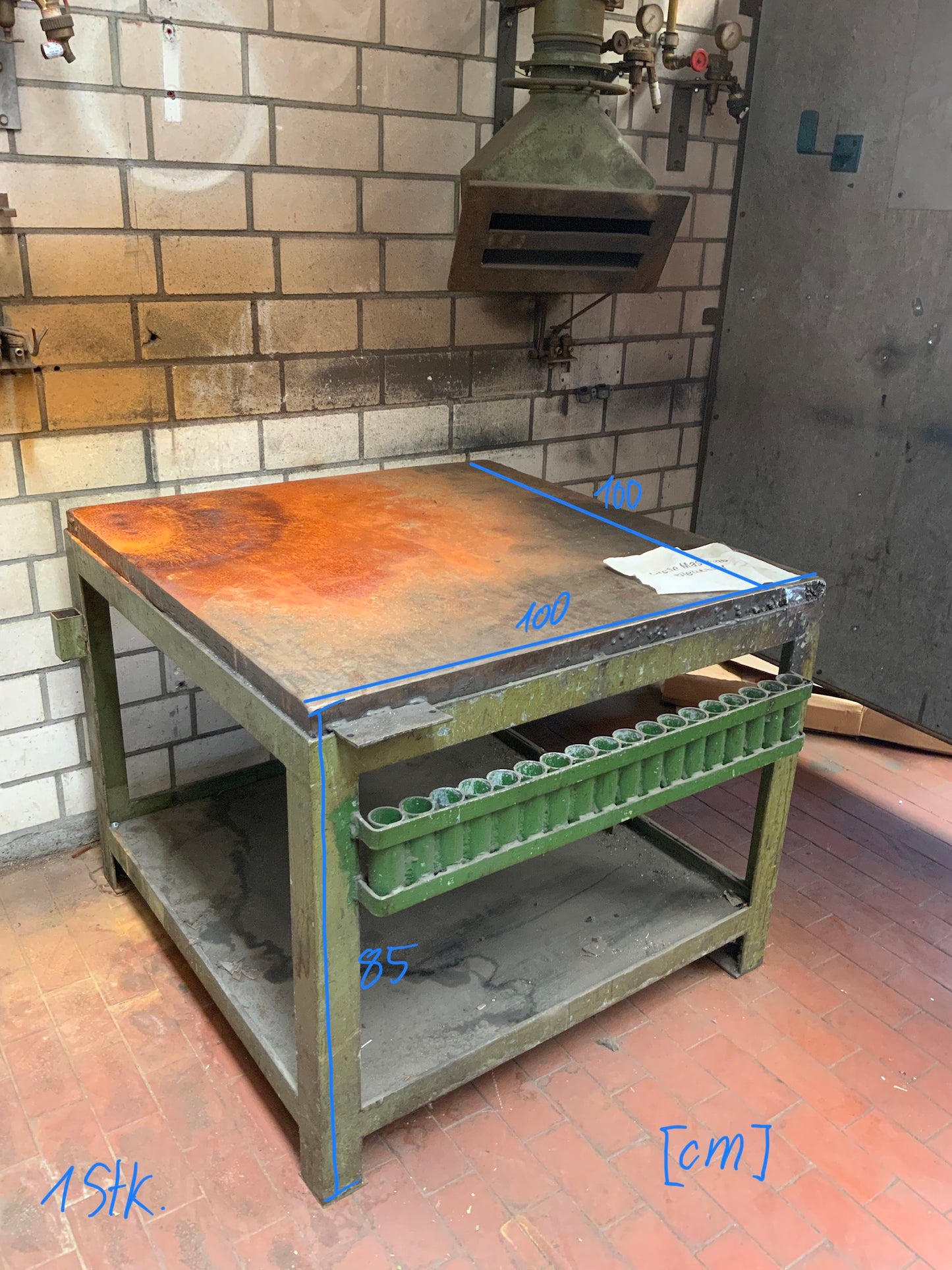Schweißer-/Schmiedewerkbank - Metall 1000x850x1000mm