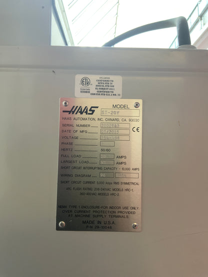 HAAS ST-20Y - CNC-Drehmaschine