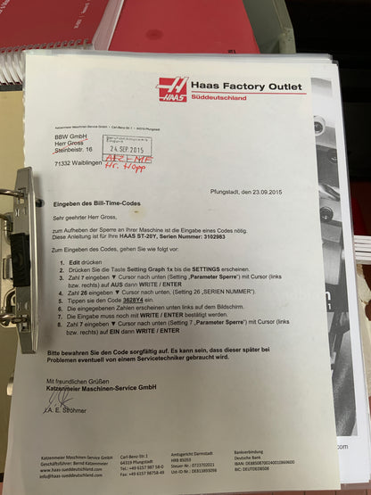 HAAS ST-20Y - CNC-Drehmaschine
