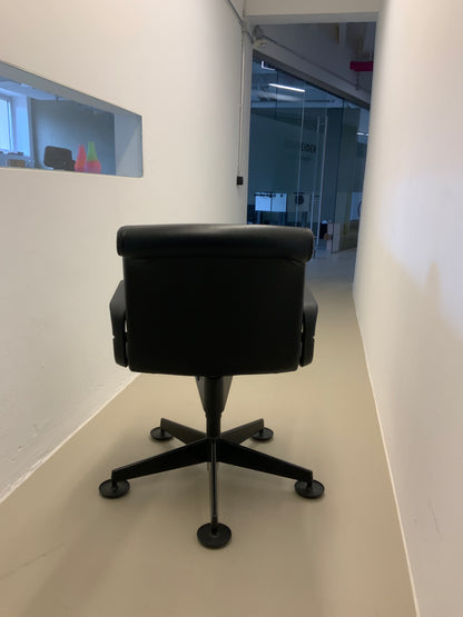 Knoll Lederdrehstuhl – Chefsessel / Bürodrehstuhl /  (gebraucht, Top-Zustand)