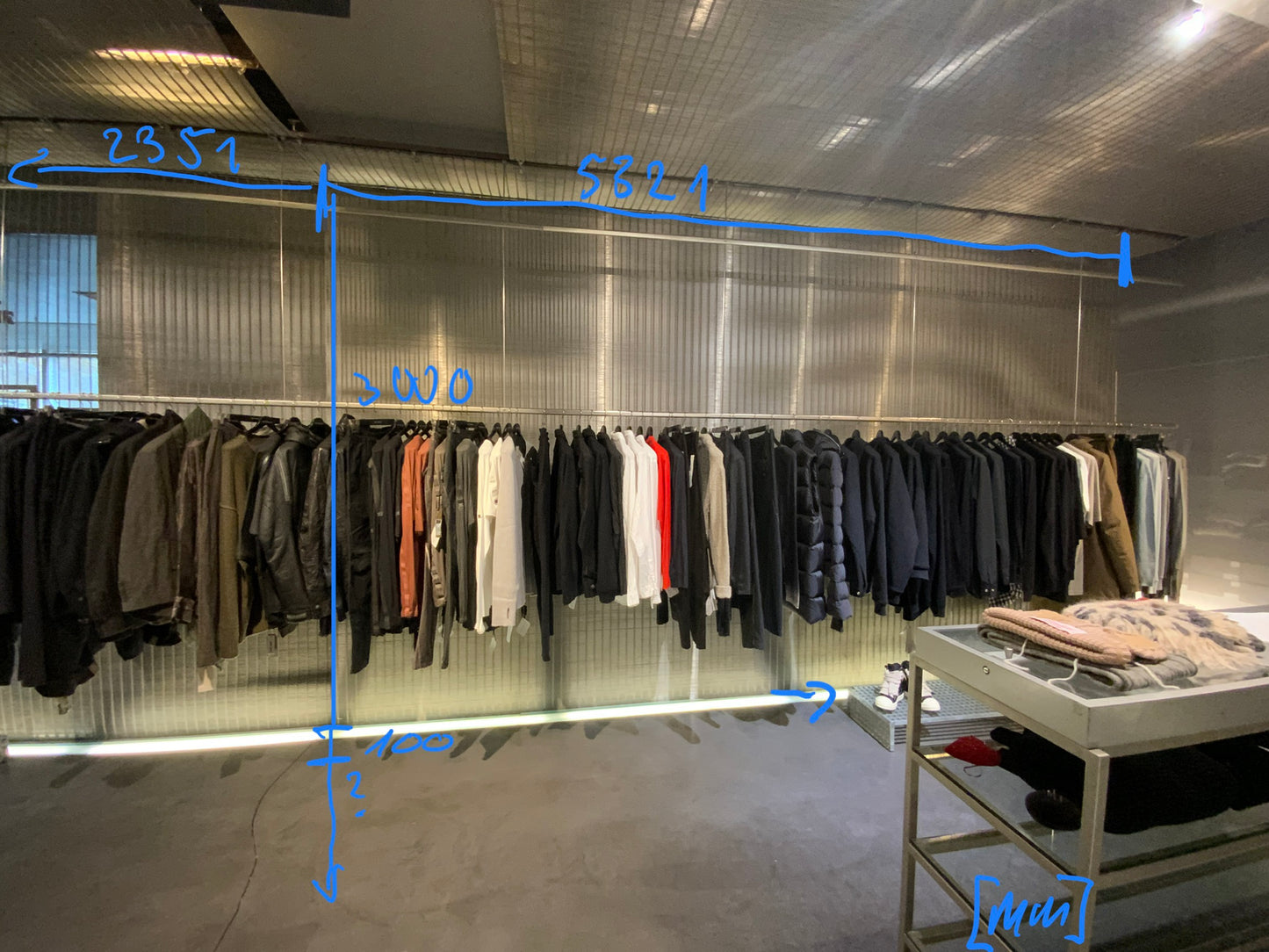 GKD Sambesi Metallgewebe - Edelstahl H 3030mm