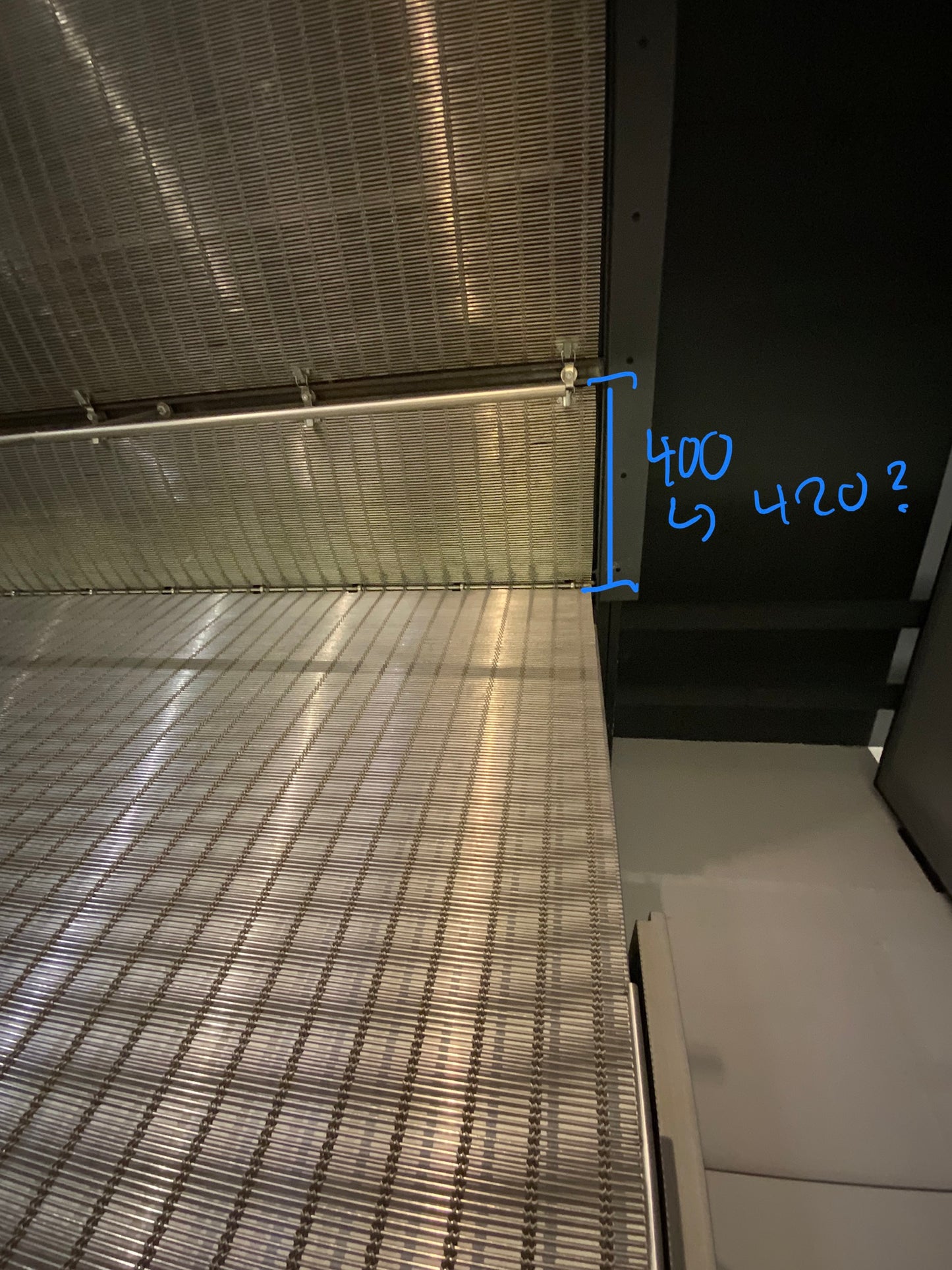 GKD Sambesi Metallgewebe - Edelstahl H 420mm